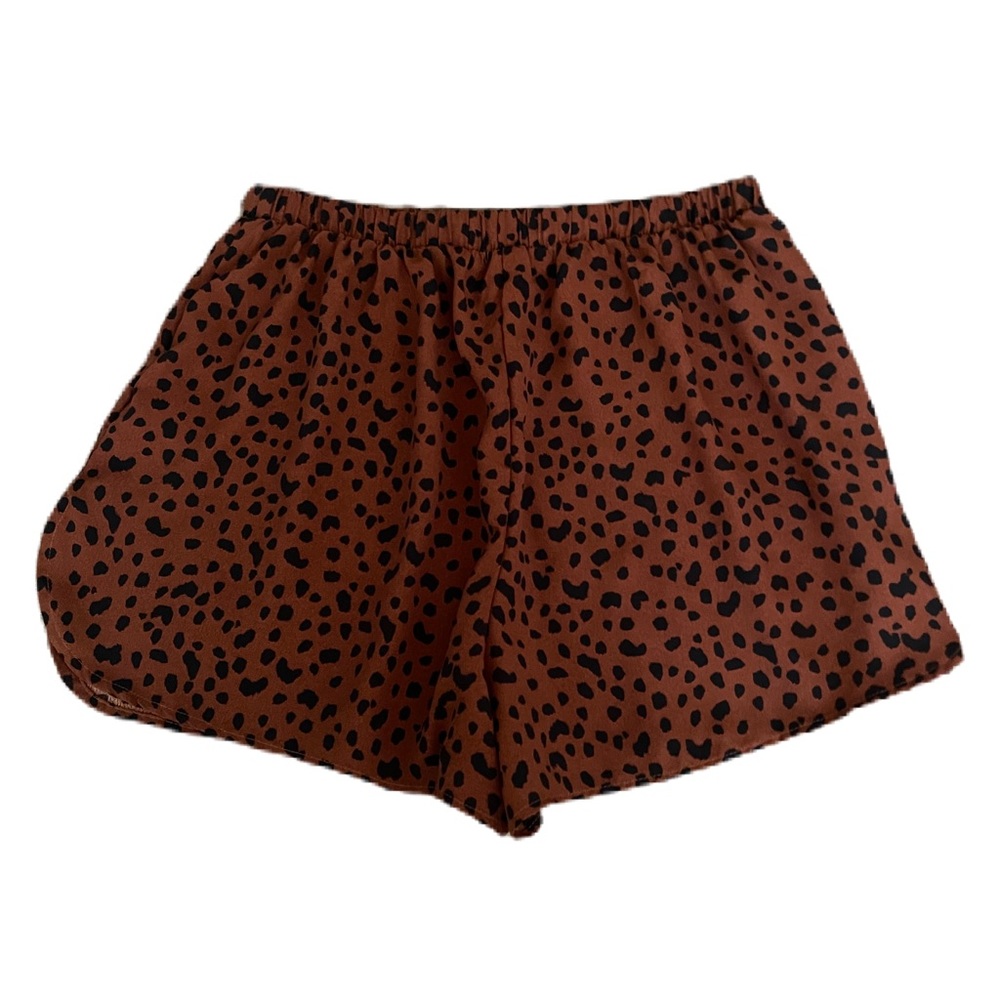 CRESCENT Leopard print shorts size L